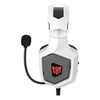 Onikuma K8 Professional Gaming Wired Headset – White, Noise-Reducing Mic, 50mm Drivers, Ergonomic Comfort