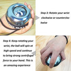 Power Gyro Ball – Weighted Auto-Start Hand, Wrist & Forearm Trainer