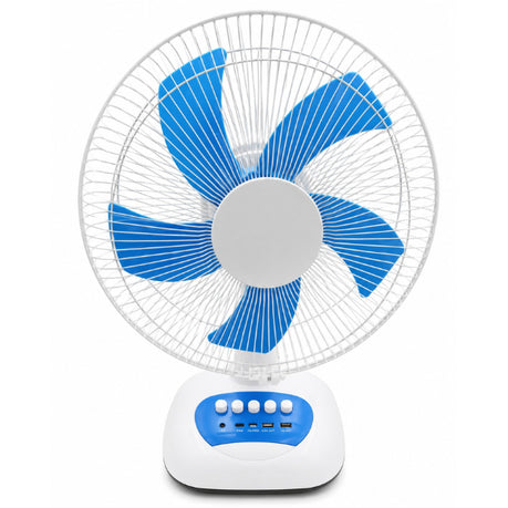 15W Solar Rechargeable Fan – Portable Cooling Fan with Battery Backup
