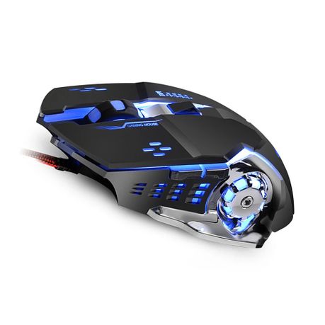 Cool Lighting Effects Gaming Mouse – Black (T2)
