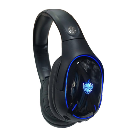 PHOINIKAS Wireless Gaming Headset Q6 – Bluetooth 5.3, 2.4GHz & Wired, Detachable Mic, 40mm Drivers