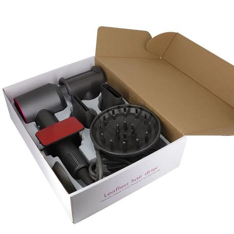 Professional Leafless Hair Dryer With 5 Styling Attachments