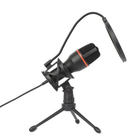 Professional USB Microphone With RGB Lighting & Tripod – ME4-USB