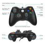 Xbox 360 Wireless Game Controller 2 Pack – 2.4GHz Gamepad