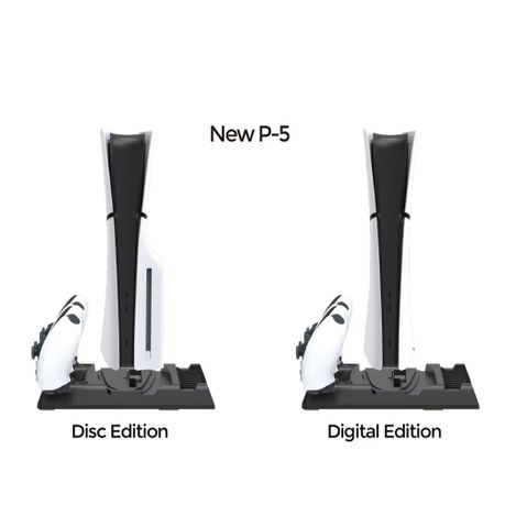 Dobe Multi-Function Cooling & Charging Stand for PS5 / PS5 Slim / PS5 Pro – TP5-0593S
