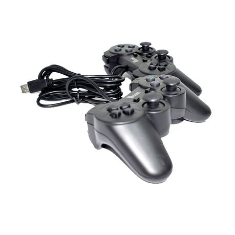 UCOM KD208 2-in-1 Dual Shock Gamepad Controller – Twin Pack (PC)