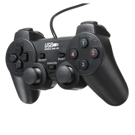 KD208 USB Gamepad Controller – Dual Shock Joystick for PC