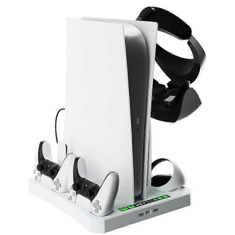 iPlay PS5 Multi-Use Cooling Base with VR2 Storage & Controller Charging