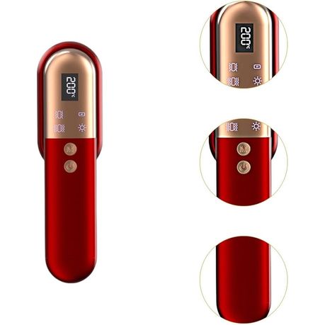 Mikuso Rechargeable Straight Hair Comb – Red