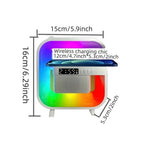 G3 Mini 5-in-1 Wireless Charging Bluetooth Speaker with LED Clock