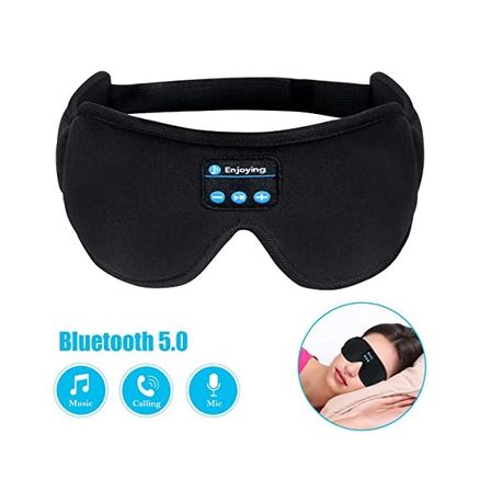 Bluetooth Sleep Headphones Eye Mask – 3D Contour Sleep Mask