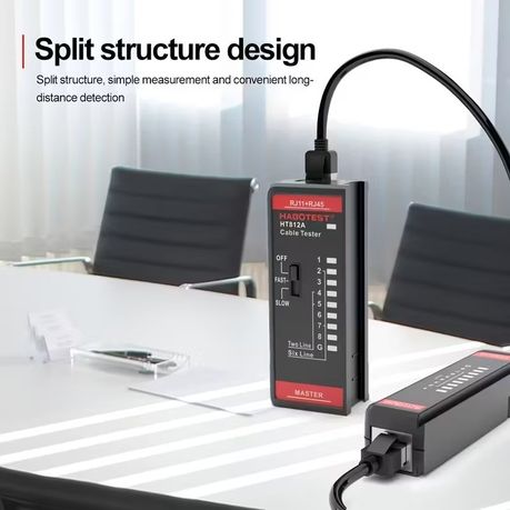 Portable Network Cable Tester – RJ45/RJ11, 8P/6P/4P/2P LAN & Telephone Cable Tester