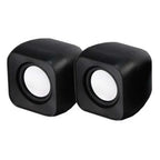 YSD Mini Digital USB Wired Speaker – Black, 2.0 Multimedia Computer Speakers