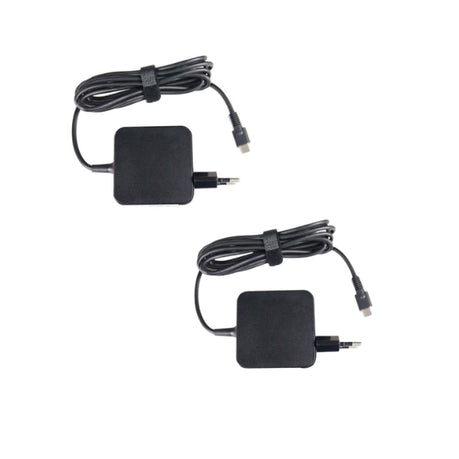 45W USB-C Fast Charger for Laptop & Smartphone – 2 Pack