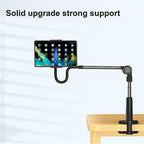 Lazy Bracket Tablet Holder Gooseneck Stand 4.6–11 inch