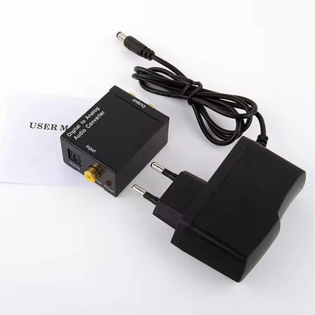 Digital to Analog Audio Converter – Optical to RCA for Stereo Sound