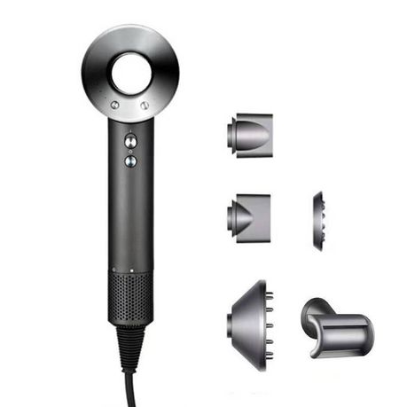 Professional Leafless Hair Dryer With 5 Styling Attachments
