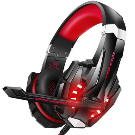G9000 Gaming Headset with Mic – Red (PS4, Xbox One, PC)
