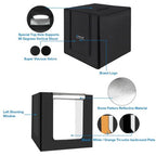 Puluz 80cm LED Portable Photo Studio Lightbox with 3 Colour Backdrops