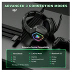 ONIKUMA B100 Wireless Gaming Headphones with Mic