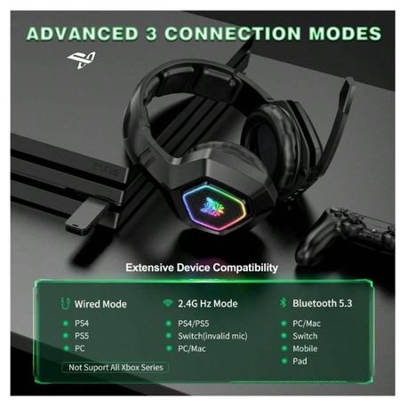 ONIKUMA B100 Wireless Gaming Headphones with Mic