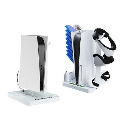 iPlay PS5 Multi-Use Cooling Base with VR2 Storage & Controller Charging