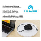 Mikuso Ergonomic Dual Mode Wireless Mouse - MOS-W120