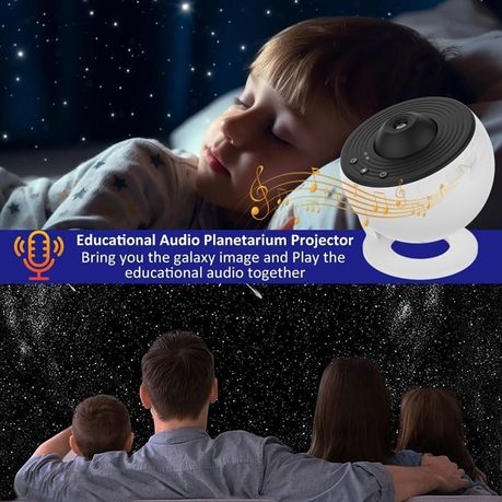 LED Planetarium Star Galaxy Projector Starry Sky Night with 12 Planet Discs