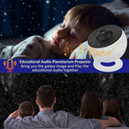 LED Planetarium Star Galaxy Projector Starry Sky Night with 12 Planet Discs