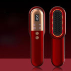 Mikuso Rechargeable Straight Hair Comb – Red