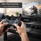 Wired PS2 Controller Gamepad – Dual Shock Compatible