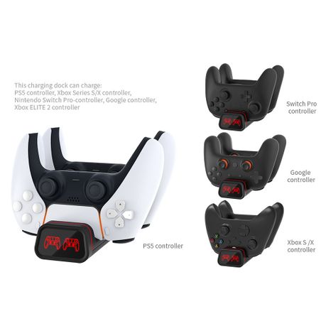 Dobe Dual Controller Charging Dock – Multi-Platform | Type-C | LED Indicators – TYX-0613B