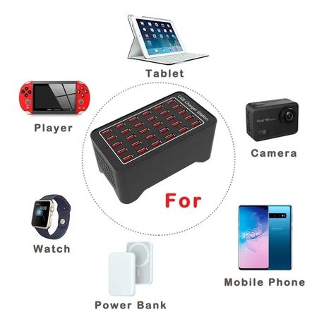 150W 30-Port USB Desktop Charging Station – YFY-A75