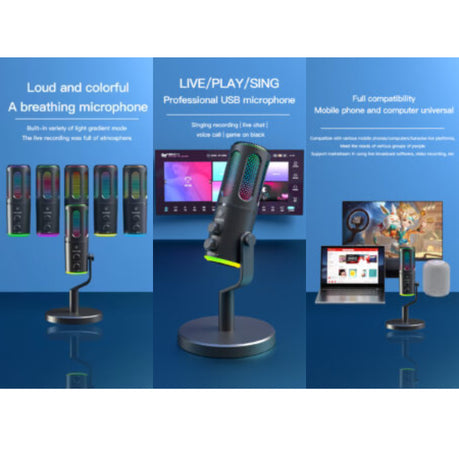 NeePho NP-M01 USB Microphone RGB ANC for Streaming