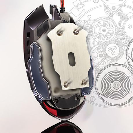 Cool Lighting Effects Gaming Mouse – Black (T2)