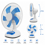 15W Solar Rechargeable Fan – Portable Cooling Fan with Battery Backup
