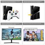 Xbox-360 Gaming Wireless Controller for PS3 / PC / Android - White