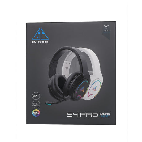 SONGZEN S4 PRO Wireless Gaming Headset RGB with Mic
