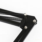 Cantilever Adjustable Microphone Stand – Foldable + Shock Mount | Desktop Studio Arm