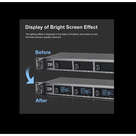 Tuga Wireless Lavalier & Handheld Microphone System for Camera – 4-Channel UHF