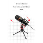 Professional USB Microphone With RGB Lighting & Tripod – ME4-USB