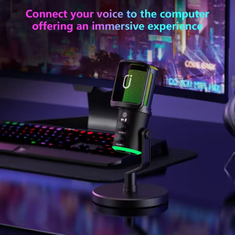 NeePho NP-M02 RGB Gaming Microphone USB/Type-C