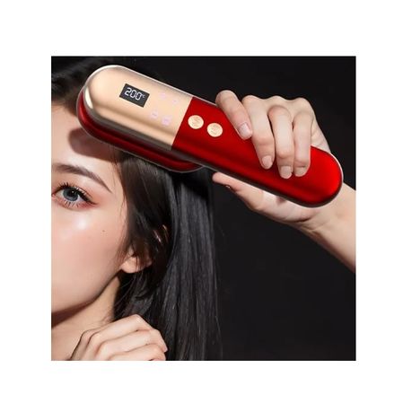 Mikuso Rechargeable Straight Hair Comb – Red