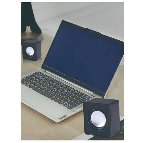 YSD Mini Digital USB Wired Speaker – Black, 2.0 Multimedia Computer Speakers