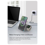 3-in-1 Magnetic Wireless Charger XW-10 – 15W Fast Charging Stand