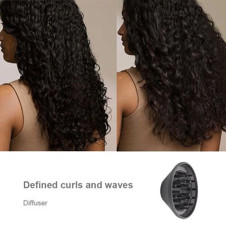 Professional Leafless Hair Dryer With 5 Styling Attachments