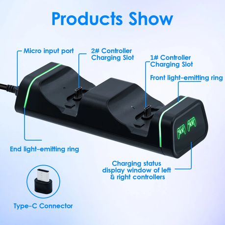 Dobe Dual Controller Charging Dock – Multi-Platform | Type-C