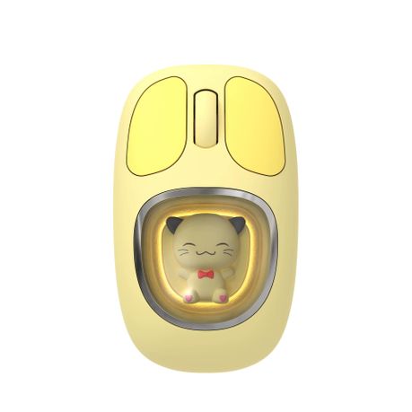 iMice W-450 Cute Wireless Mouse – Dual Mode | Silent | RGB | Type-C