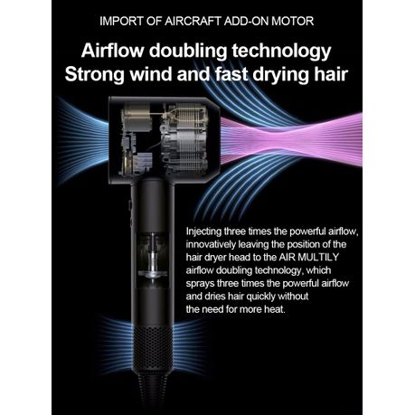 Multifunctional 5-in-1 Leafless High-Speed Hair Dryer