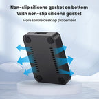 M.2 NGFF SATA SSD Docking Enclosure – USB 3.0/USB-C NVMe M-Key External Cable Dock